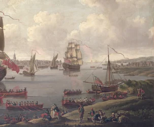 Vue de la Tamise, 1761 (détail)